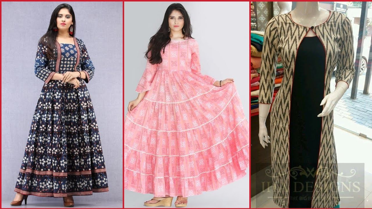 cotton and lawn long maxi 2020 - YouTube