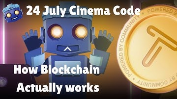 Tapswap How Blockchain Actually Work | TapSwap 24 July Video Code | Tapswap Cinema Code Today