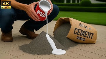 Mix PVA glue with Cement And Magic Happens 😱 Billions Of People Don