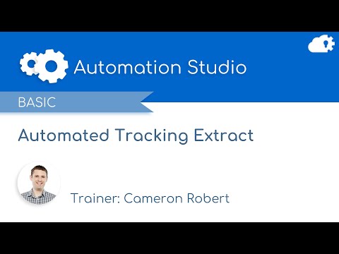 How to create an Automated Tracking Extract in Salesforce Marketing Cloud