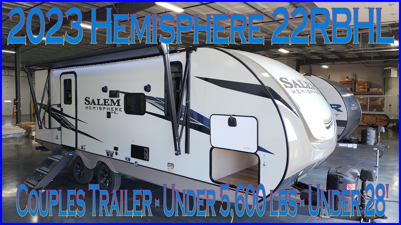 NEW 2023 Salem Hemisphere 22RBHL Travel Trailer By Forestriver RVs