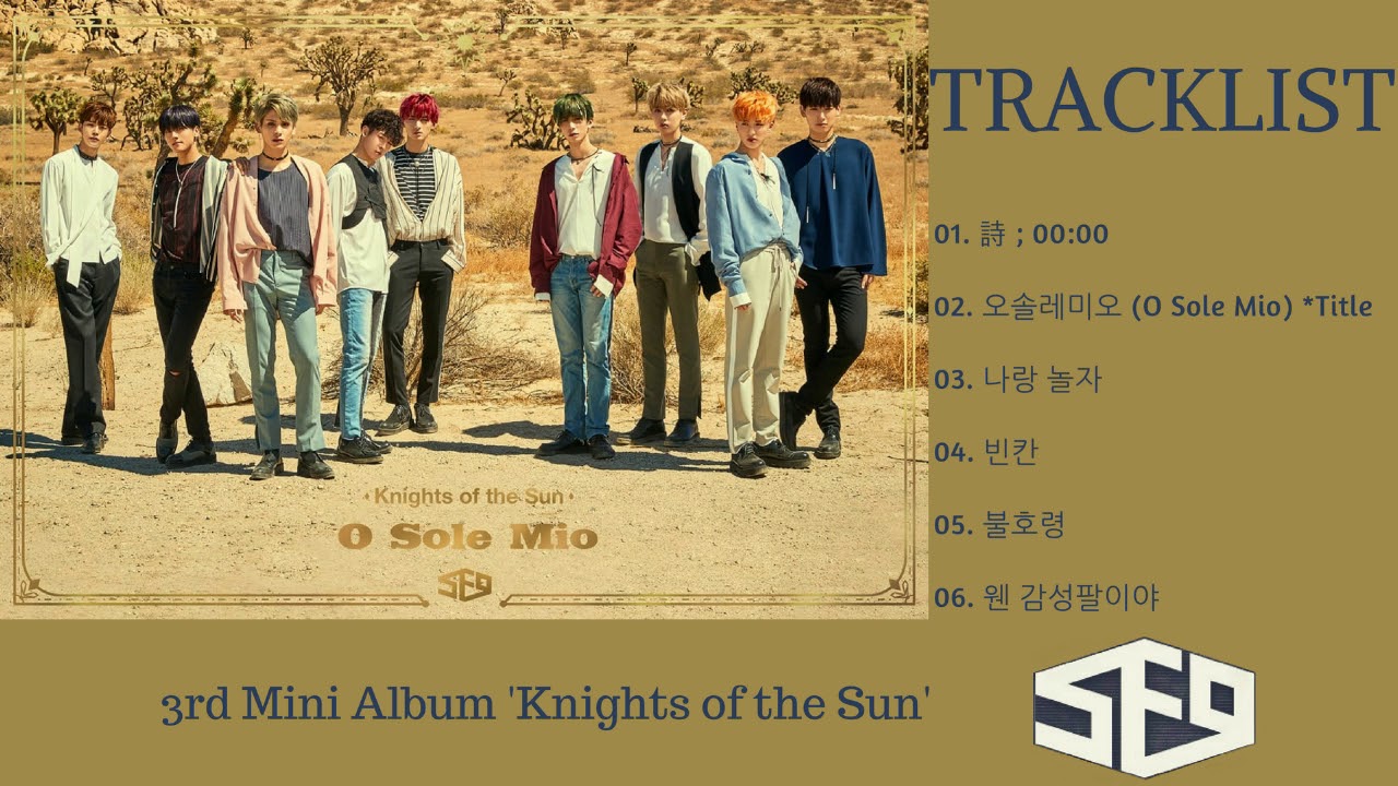 [ Mini Album ]  SF9 – (3rd Mini Album) 'Knights of the Sun'