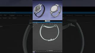 Watch Strip 3D Modelling in Blender #watch3d #smartwatch  #3dmodel #productdesign #surface3d