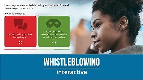 Whistleblowing Online Course