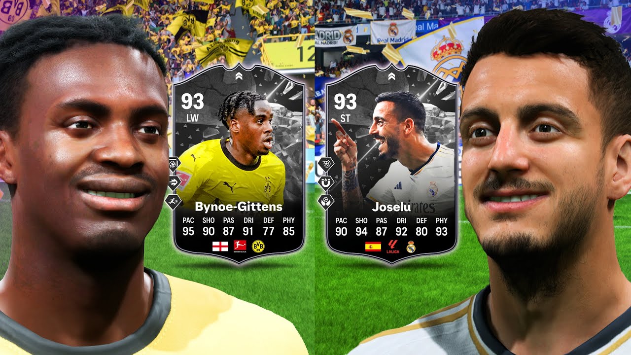 CHAMPIONS LEAGUE FINAL!! 🏆 93 Showdown Joselu & Bynoe-Gittens FC 24 Player Reviews