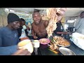 Eating kenyan mukbhang in famous rongai kibanda   kenyanfood ugalimandiet africanmukbhang