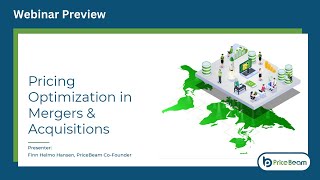 Webinar Pricing Optimization In Mergers Acquisitions.