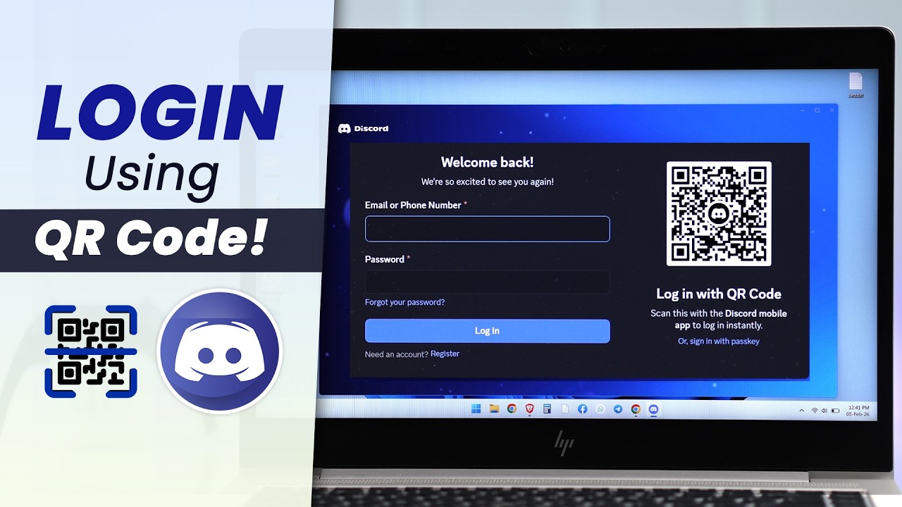 How to Login Discord with QR Code! [Without Password] - YouTube