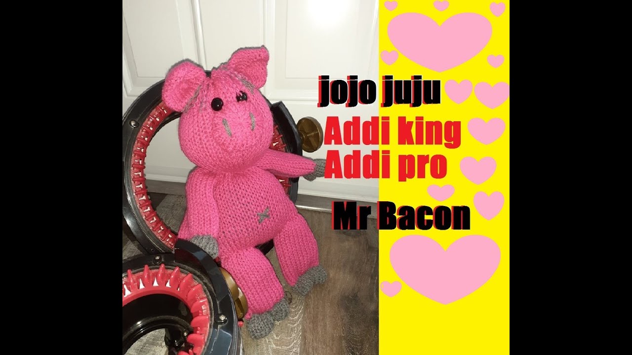 KNITTING MACHINE PIG DOLL PATTERN