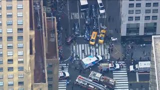 Driver Strikes 7 Pedestrians in Midtown Manhattan - The New York Times