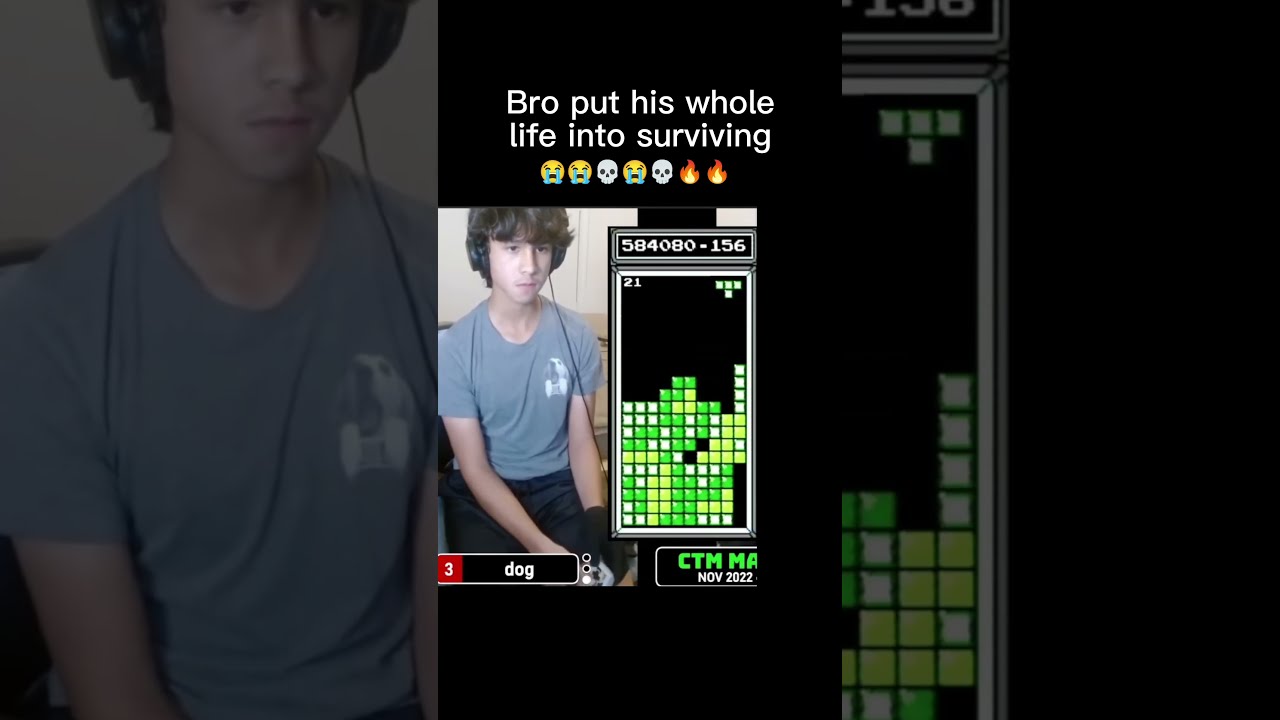 Bro Realized He S The World Champion Shorts Tetris