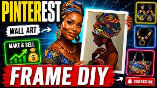 I Made This Beautiful African Wall Art Myself | Easy DIY Home Decor Idea You Can Sell