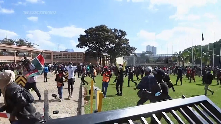 Anti-tax protesters enter Kenya's parliament as clashes with police intensify, resulting in deaths