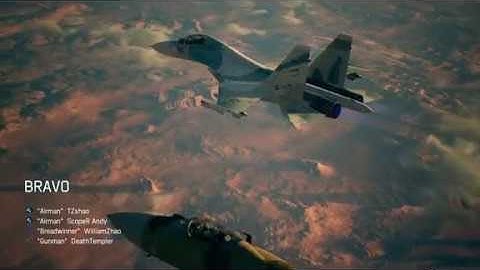 Ace Combat 7 MP - Roca Roja 4v4 TDM