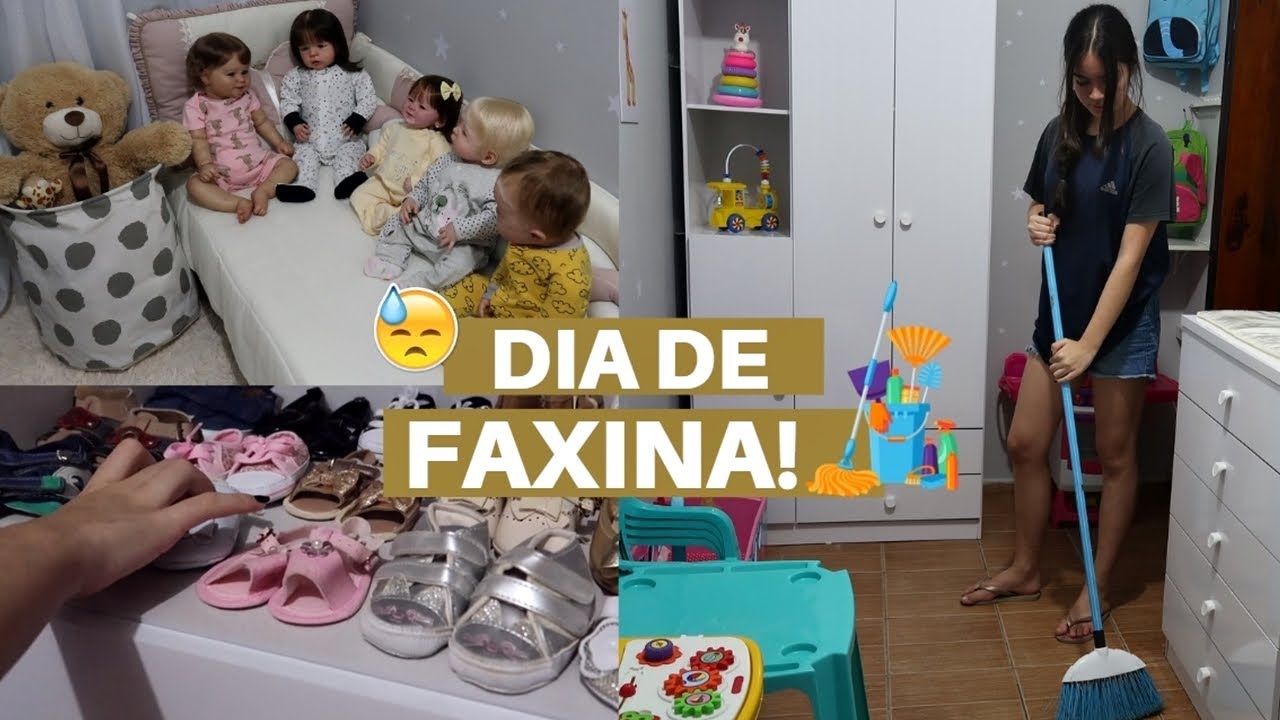 ROTINA DIA DE FAXINA NO QUARTO DOS BEBÊS REBORNS