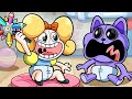 Poppy playtime chapter 3 but baby cute daily life animation