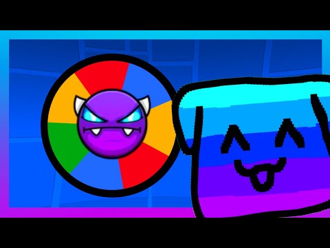 I tried the EASY DEMON ROULETTE in Geometry Dash! - YouTube