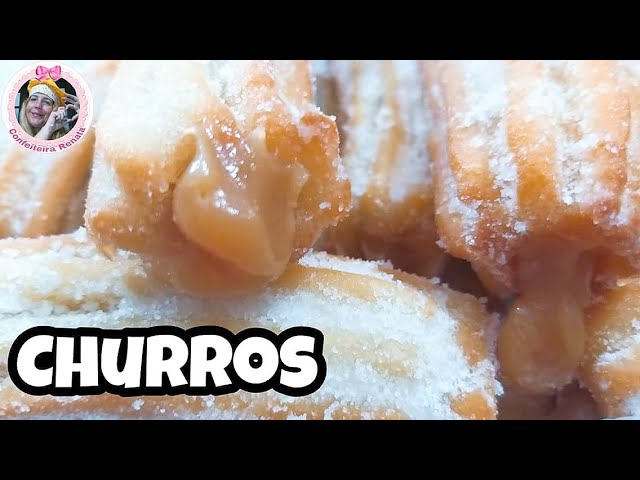 CHURROS CASEIRO COM DICA PARA A MASSA FICAR MAIS CREMOSA FACILITANDO PARA MODELAR (TATA)
