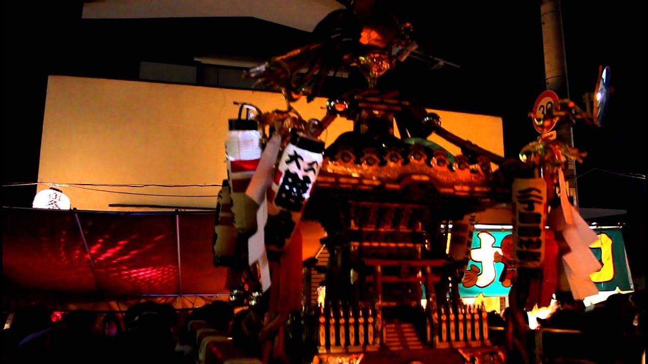 越谷市八坂神社祭礼2 YouTube