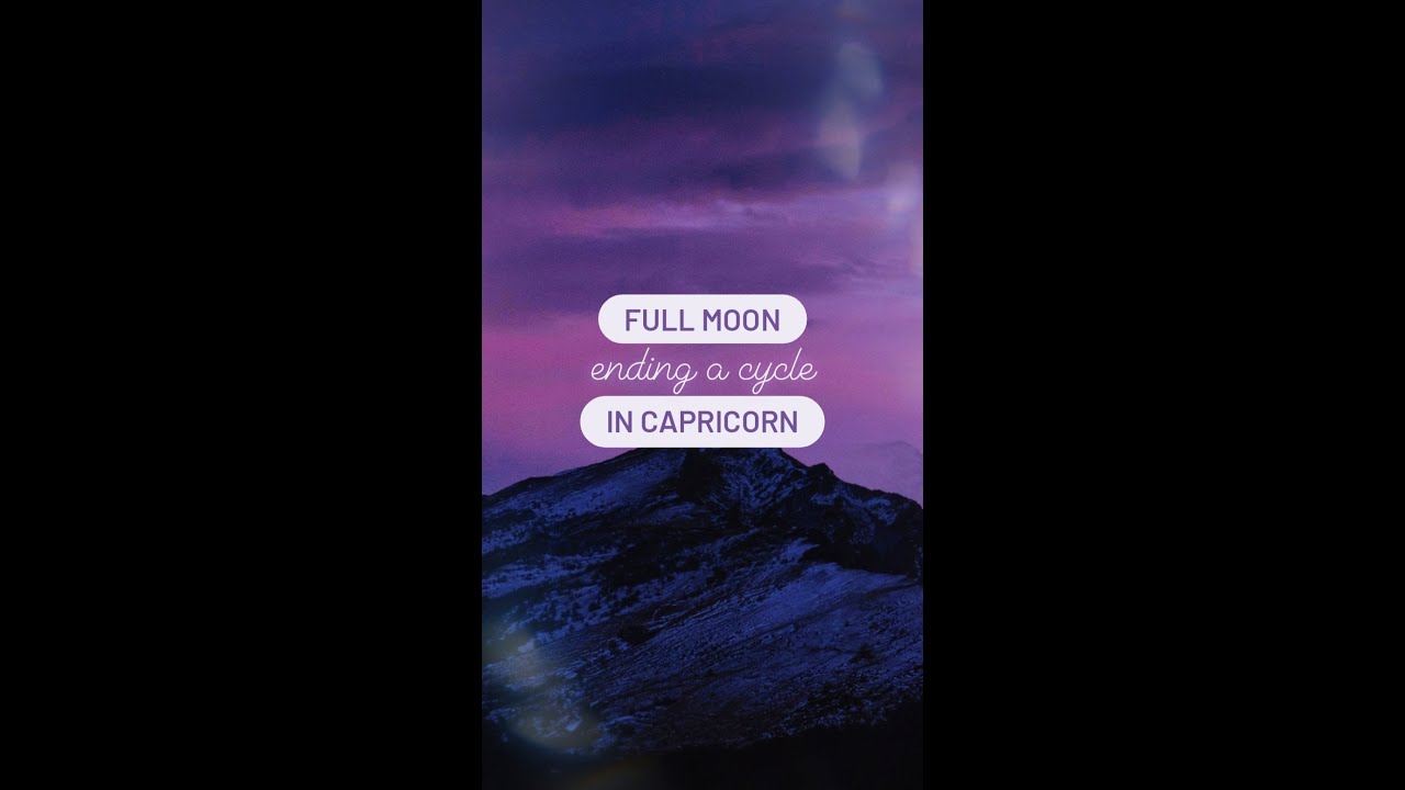 Full Moon in Capricorn July 21st 2024 #astrology - YouTube
