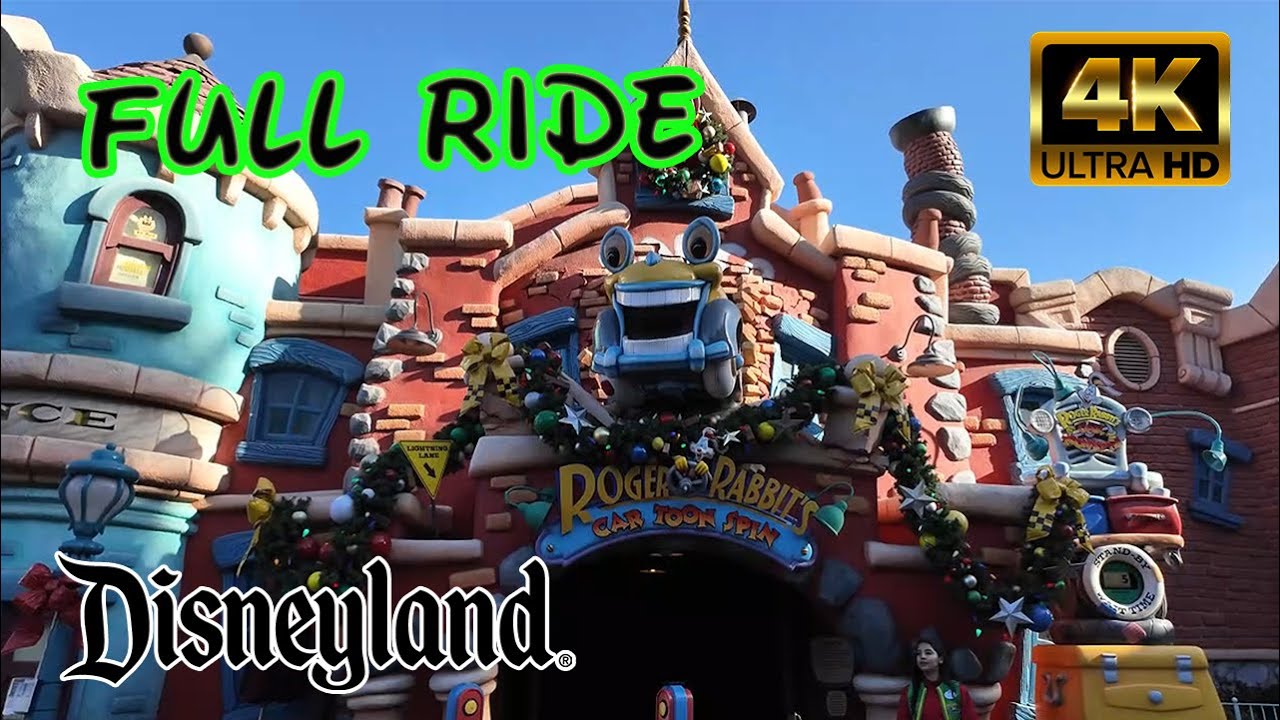 Roger Rabbit's Car Toon Spin 2024 - Disneyland Ride 4K60 POV - YouTube