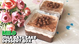 MILO MILK BATH CAKE DESSERT BOX | MILO TRES LECHES CAKE