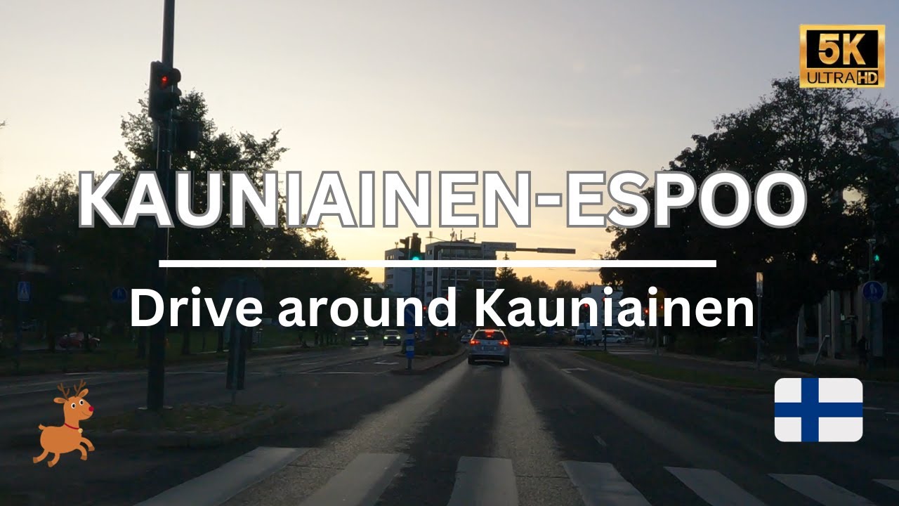 Driving around Kauniainen good & nice Neighbourhood in Espoo #Helsinki #espoo #finland