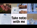 Take Notes With Me #aesthetic #studywithme #studymotivation | Mood Journal | 