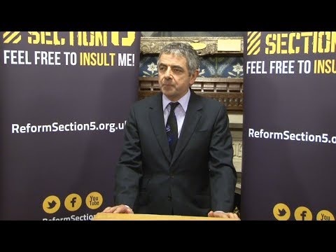 In full: Rowan Atkinson on free speech