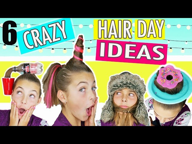 Quick and Easy Crazy Hair Day | SewBrenna - YouTube