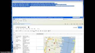 Using Google Doc spreadsheet with Maps Gadget