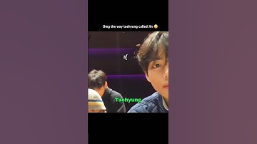 Taejin: Omg the way taehyung called Jin 😭 #shorts #bts #taejin #btsshorts #jin #taehyung