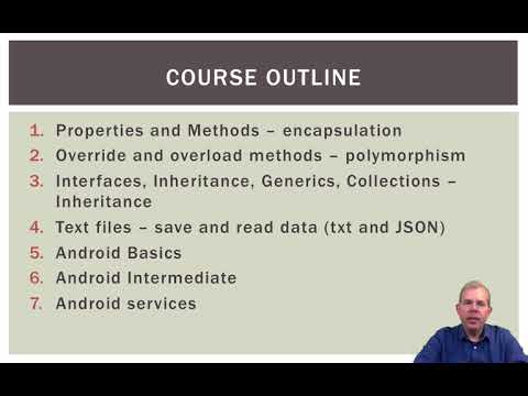 Java II Course Outline 00 overview