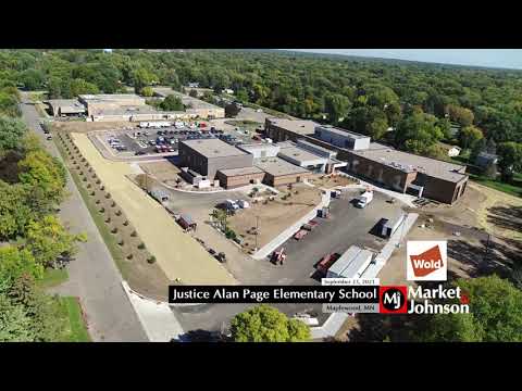 Justice Alan Page Elementary School Aerial 9.23.21