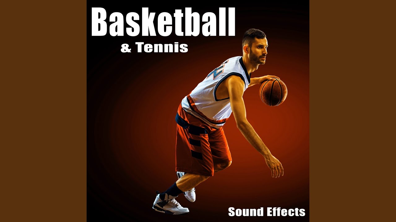 Basketball Hits Rim Followed by a Bounce and a Catch on Outdoor Court