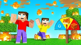 MINECRAFT But It Is TROLL FIRE RAIN! (help)