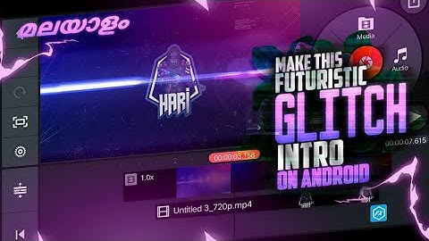 Make this Futuristic Glitch intro on android | Esports Glitch intro tutorial | Malayalam | Flash Gfx