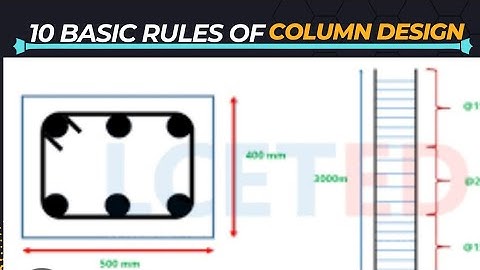 10 Basic rules of Column Design#civilengineering #column #architecture #barbendingschedule