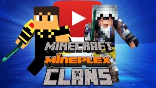 YOUTUBER CLANS! (Minecraft Mineplex Youtuber Clans #1)