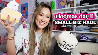 Small Business Shopping Haul!! | VLOGMAS DAY 11