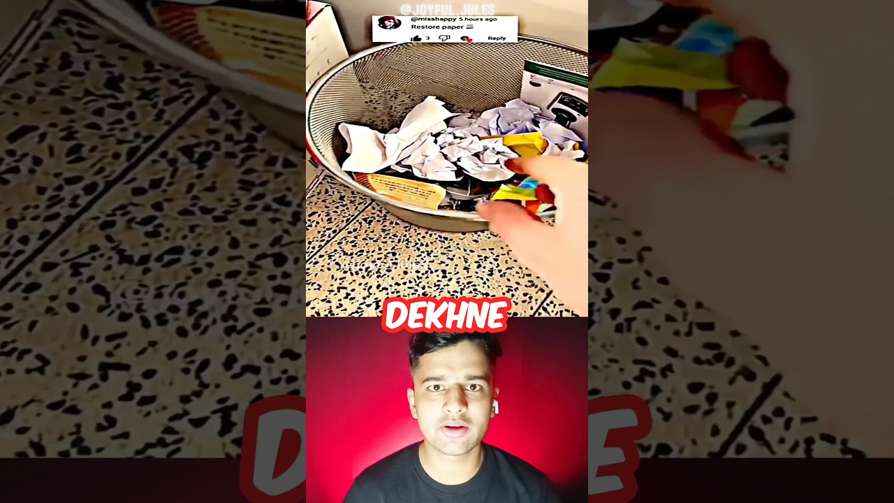 RESTORING USED PAPER📄 