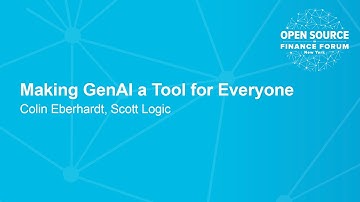 Making GenAI a Tool for Everyone - Colin Eberhardt, Scott Logic