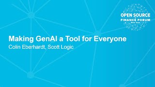 Making GenAI a Tool for Everyone - Colin Eberhardt, Scott Logic