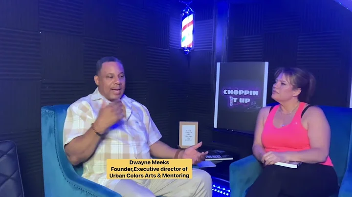 Dwayne Meeks with Urban Colors and Author of the b...