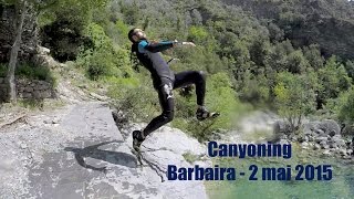 GoPro Hero 4 : Canyoning - Barbaira, Italia