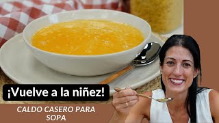 Caldo Casero Para Sopa