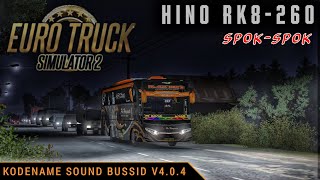 KODENAME SOUND HINO RK8 ETS2 BUSSID V4.0.4 || SPOK-SPOK