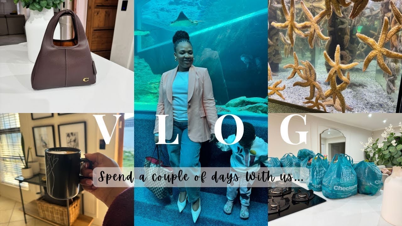 Vlog: Luxury unboxing with Faithkeybiz| Let’s take Omi to the Aquarium 🐠| Grocery haul|Cook with me.