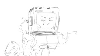 TV detective vs tech guy | Inscryption Animatic