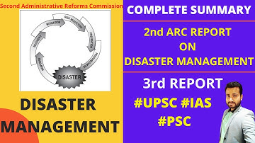 2nd ARC Third Report Crisis Management | 2nd ARC Summary UPSC
